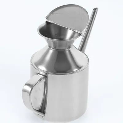 UPOUART Condiment Jar Spice Container Oil Pot Dust-proof Stainless Steel 1Pack