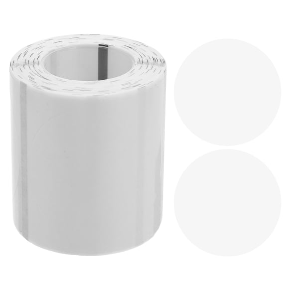 UPOUART Continuous Transparent Thermal Sticker Paper Roll for Price Tags and Qr Code Labels