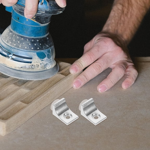 UPOUART Corner Bracket Support 20Pcs Glass Shelf Bracket Pegs For Furniture Fixing