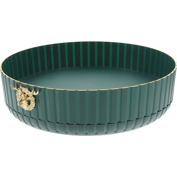 UPOUART Countertop Spice Rack Green Rotatable Stand for Kitchen Home Organizer and Seasoning Storage