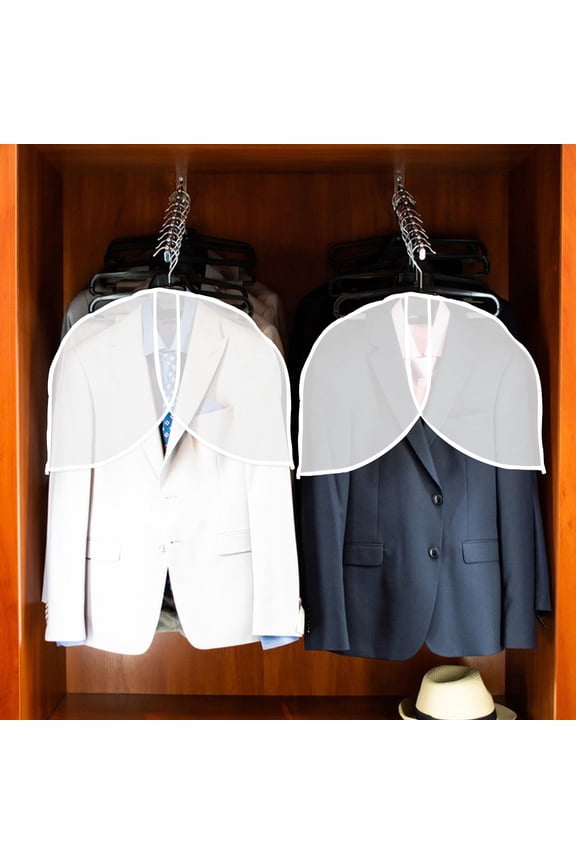 Covers 5pcs Shoulder Covers Dustproof Suit Bag For Coats Dresses