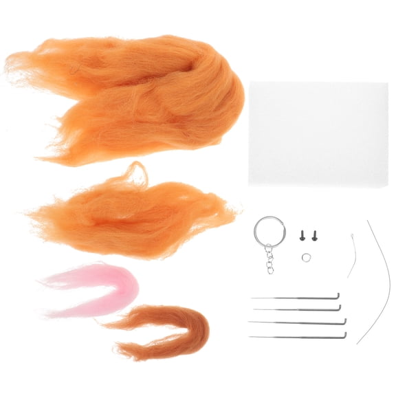 UPOUART DIY Felting Set Wool Assorted Color 1 Set