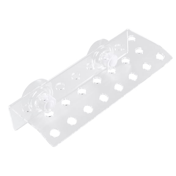 UPOUART Curved Acrylic Coral Frag Rack with Suction Cup for Aquarium Stable Coral Support