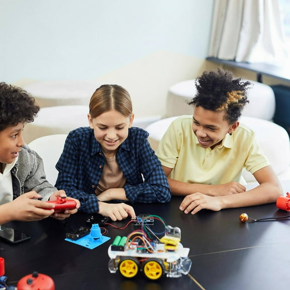 UPOUART DIY Tornado Assembly Model Sky Blue Craft Maker Prop with Electric Tornado Effect