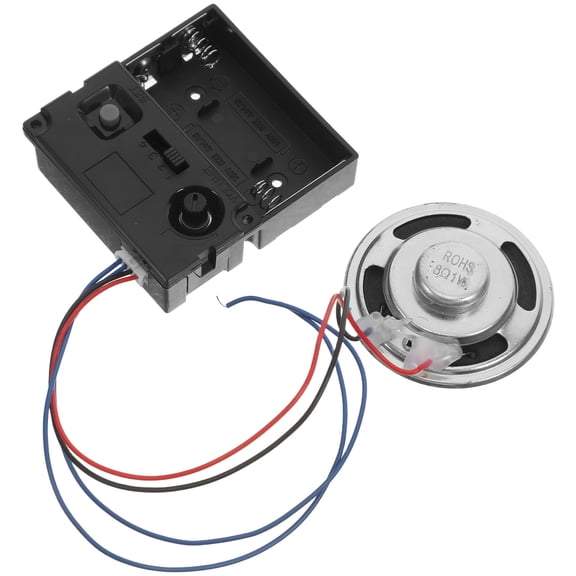 UPOUART Black Plastic Clock Mechanism Replacement with Built-in Speaker and Versatile Modes