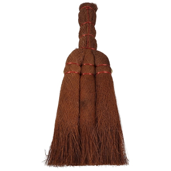 UPOUART Dark Brown Palm Telescoping Duster with Standard Head Design for Adults 1Set