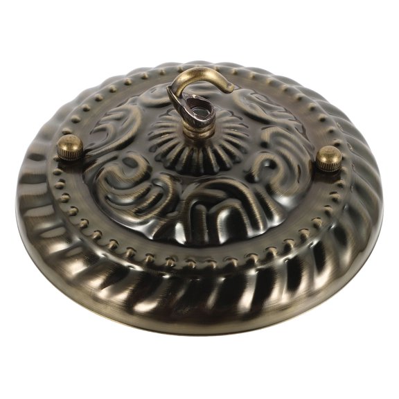 UPOUART Iron Ceiling Light Canopy Antique Heavy Duty Support Lighting Accessory
