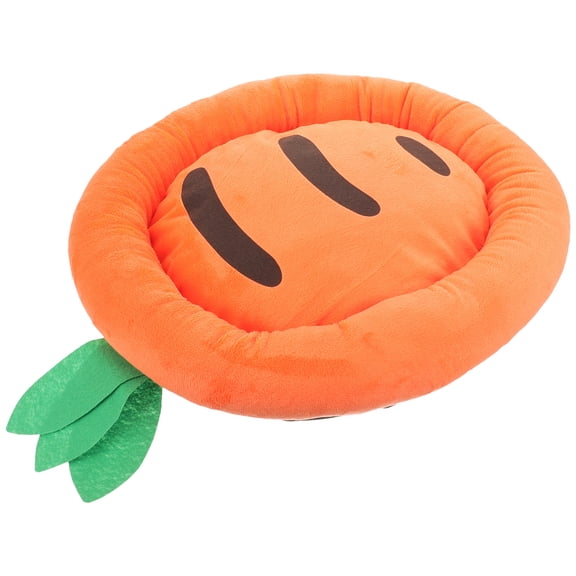 UPOUART Decorative Orange Pet Bed Soft Fabric Comfortable Dog Nest for Small Pets