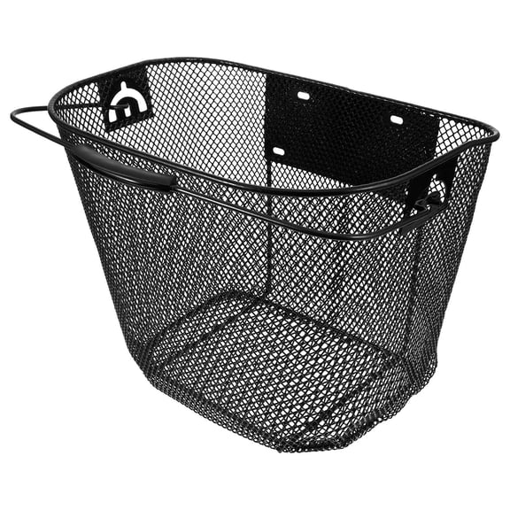 UPOUART Metal Rear Bike Basket - Heavy Duty Carrier for Commuting, School, Outdoor Activities, 1 Set