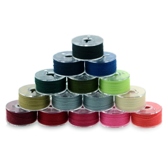 UPOUART 36-Color Sewing Bobbin Thread Set with Storage Case for Sewing Machines, Assorted Colors for Crafting and Repairs