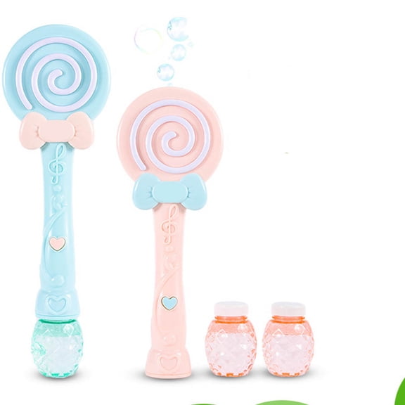 UPOUART Durable Automatic Bubble Blower Blue Bubble Wand for Birthday and Picnic Use