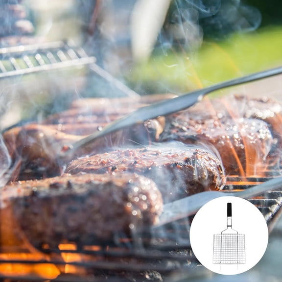 UPOUART Stainless Steel Barbecue Net Durable Grill Grid for Outdoor Picnic Bbq Supplies