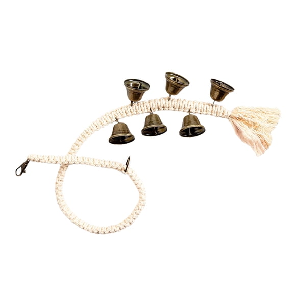 UPOUART Housetraining Dog Bell Chain, Durable Weaving, Polyester Metal, Assorted Colors