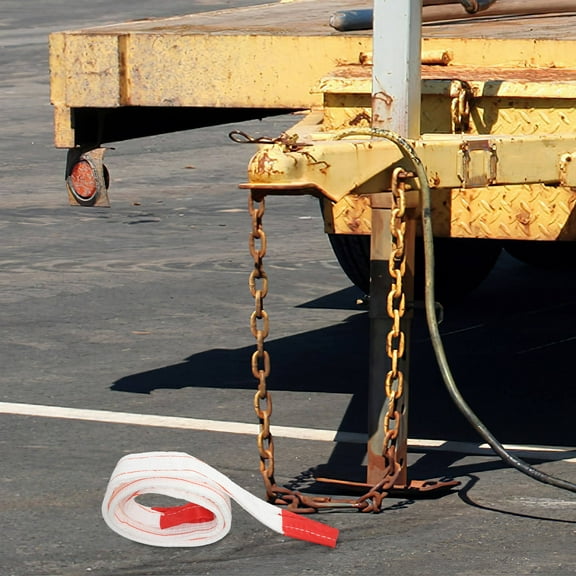 UPOUART Durable White Lifting Sling Strap for Home Use High Strength Wear Resistant Multifunctional Webbing