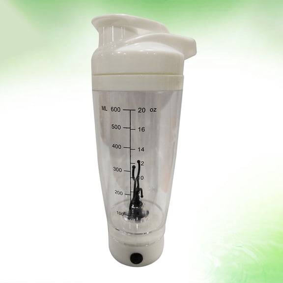 UPOUART White Electric Mixer Bottle, Powerful Tornado Blend, Portable for Kitchen