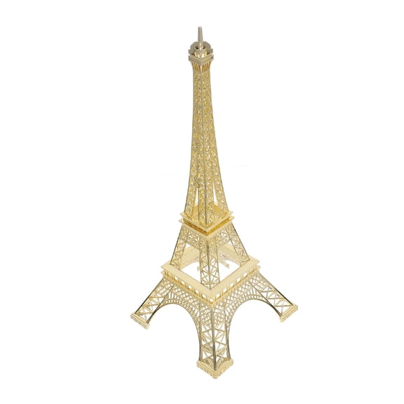 UPOUART Eiffel Tower Model Golden Iron Sculpture for Living Room Decor