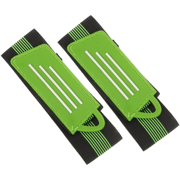UPOUART Adjustable Green Elastic Boot Straps for Securing Trouser Openings, Elastic Bands for Everyday Use, 1 Pair