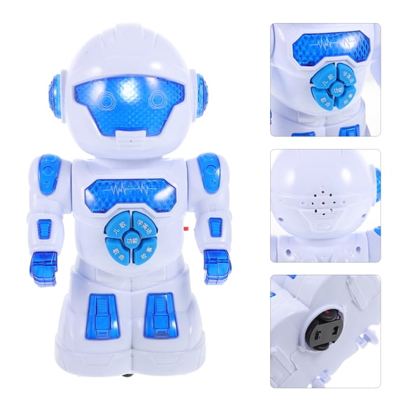 UPOUART Electric Walking Robot Blue with and Obstacle Avoidance Feature
