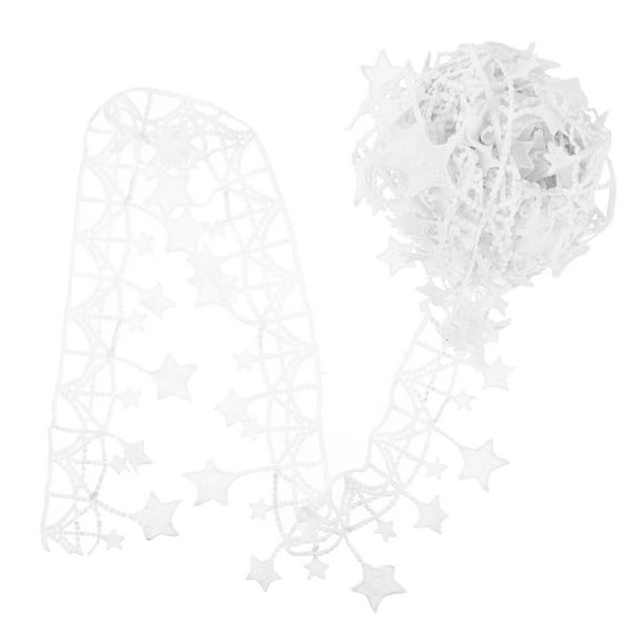 UPOUART Embroidery Lace Ribbon Trim for Wedding Decorations, Applique, Clothing, Craft Embellishments and Sewing Projects