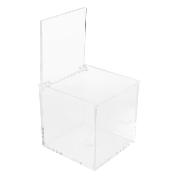UPOUART Acrylic Transparent Display Box for Figurines and Projects, 1 Piece Protective Showcase Case
