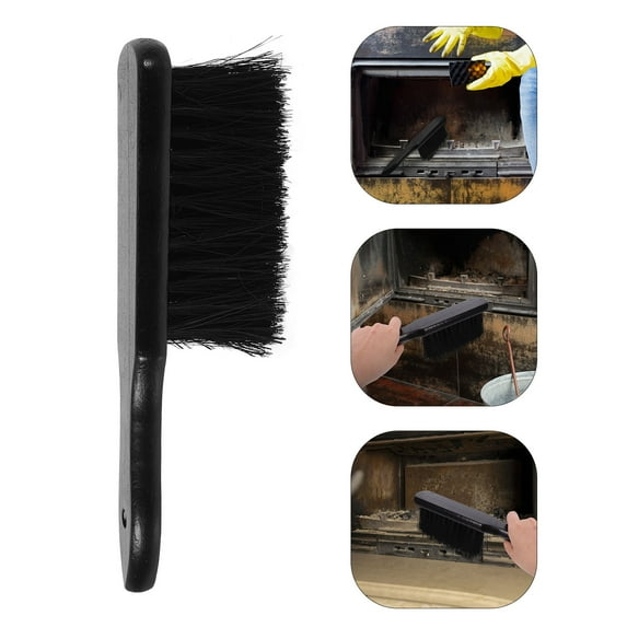 UPOUART Bench Brush for Cleaning Fireplace Tool Replacement Black Plastic 1Pcs