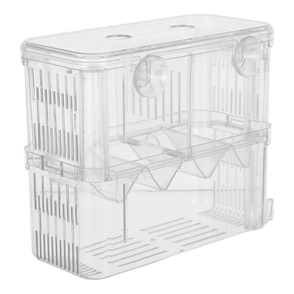 UPOUART Fish Breeding Case for Aquarium with Floating Isolation and Suction Cups for Stable Use