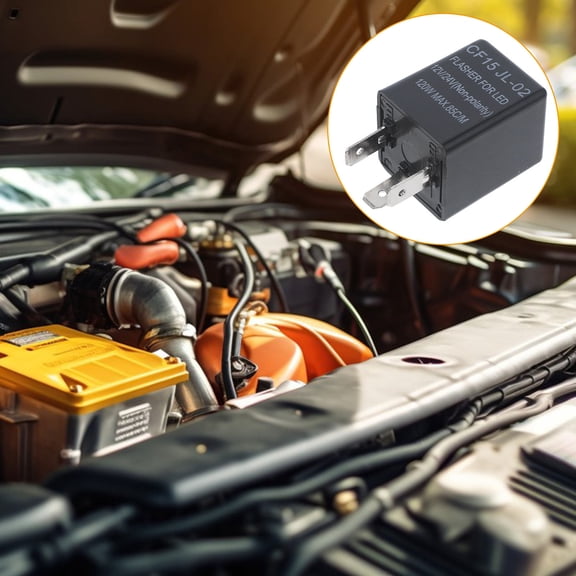 UPOUART LED Flasher Relay 3 Pin 12 Volt Automotive Relay for Car with Stable Performance