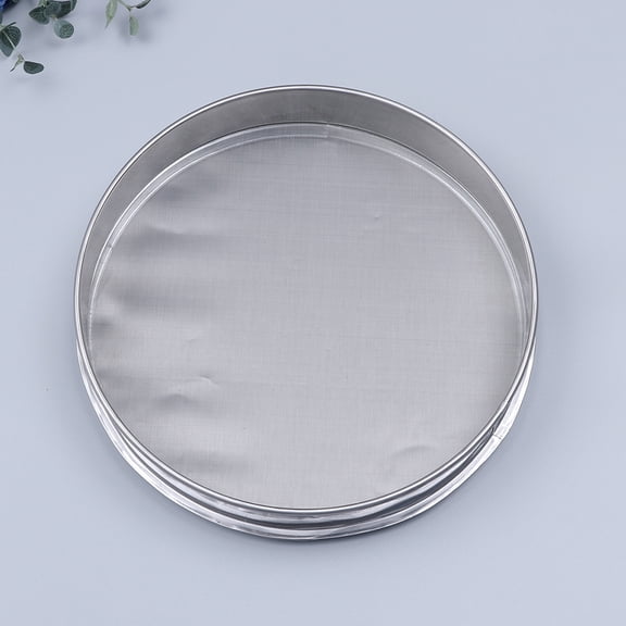 UPOUART Flour Straining Sieve 150 Mesh Round Stainless Steel Sifter for Bakers 1Pcs