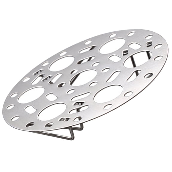 UPOUART Stainless Steel Round Steamed Cake Rack and Steamer Basket, 1-Pack for Baking, Cooking, and Food Preparation