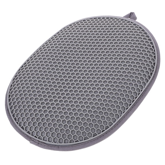 UPOUART Gloves for Oven 1Pack of Thickened Heat-Resistant Mitts in Grey for Home