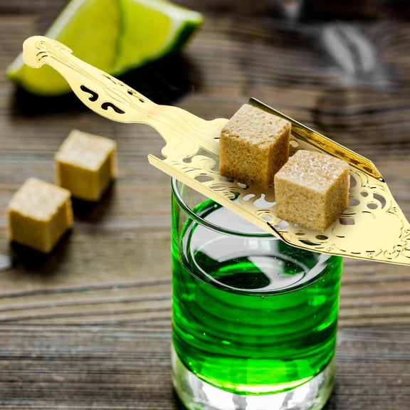 UPOUART Household Absinthe Spoon Made of Rustproof Stainless Steel with Decorative Hollow Design