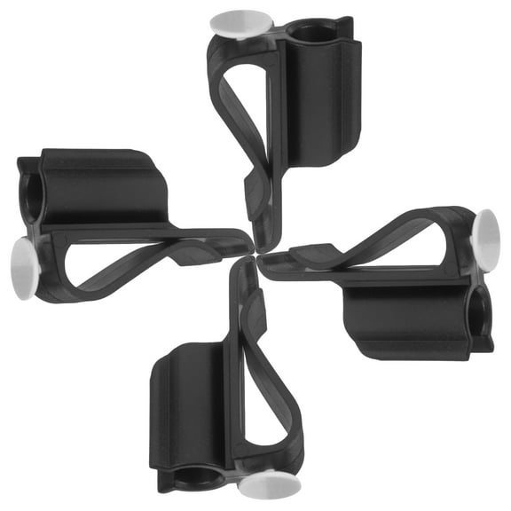 UPOUART 4-Pack Black Golf Putter Holders Lightweight Storage Clips for Golf Bags and Accessories