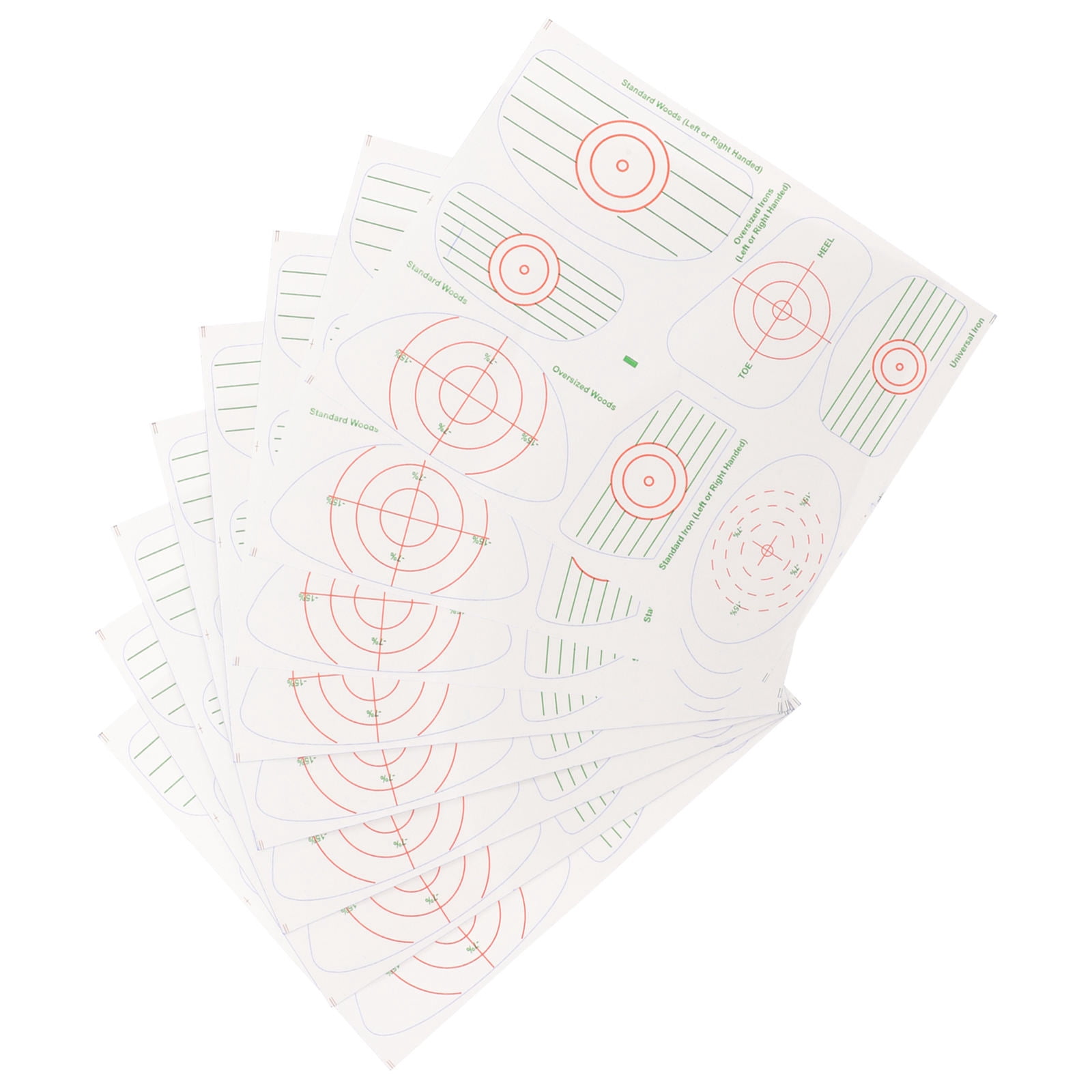 Course Stickers UPOUART Golf Training Sticker 8 Sheets for Golf Course Assorted Color 7 ...