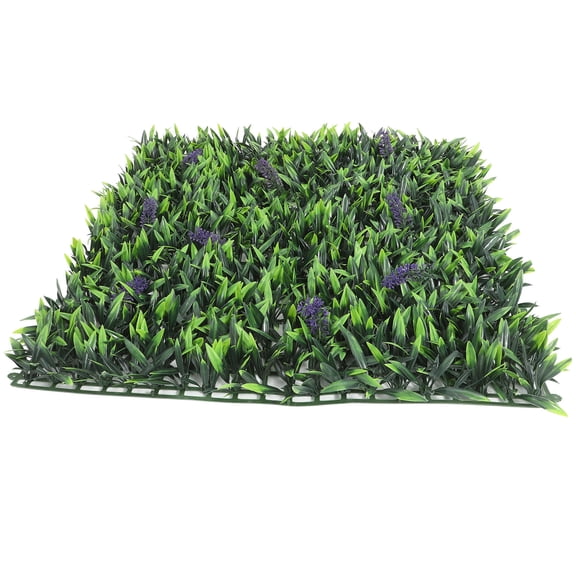 UPOUART Grass Wall Decor Faux Greenery Wall Panel Green Plastic Event Organizers 1Pcs