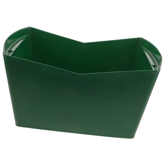 UPOUART Green Plastic Beverage Tub for Parties Sturdy Ice Bucket with Large Capacity for Storage Use Portable and Multipurpose 10.5 inches