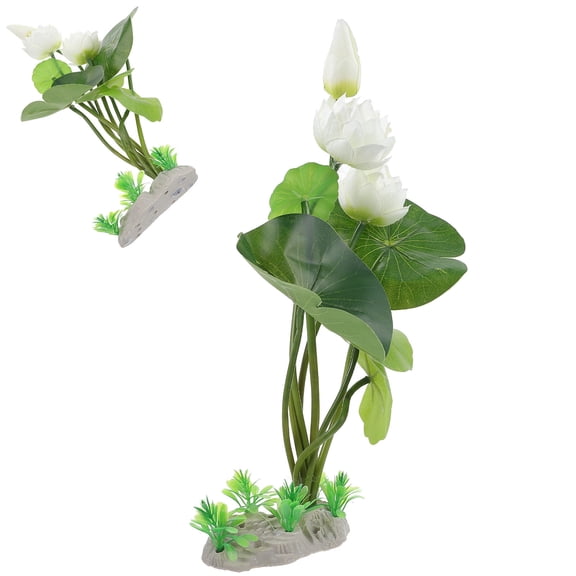 UPOUART Green Simulation Aquatic Plants for Fish Tank Decorations Made of Durable Plastic Material