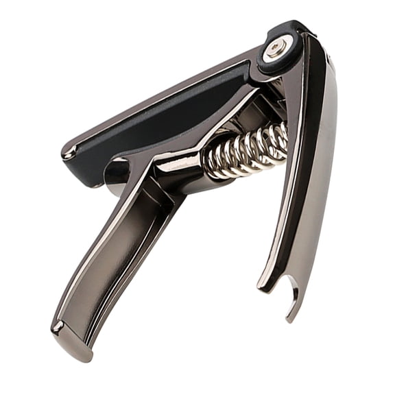 UPOUART Guitar Capo Adjustable Black Metal Musicians Accessory for Practice 1 Set