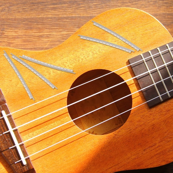 UPOUART Guitar Fret Wire Replacement, White Copper Alloy, 40 Pcs for Electric and Classical Guitars Repair and Upgrade