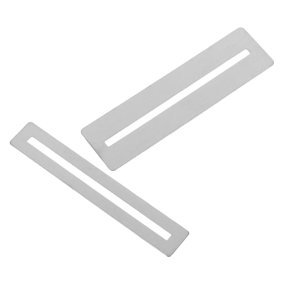 UPOUART Guitarists 2Pcs Fret Guard Metal Fretboard Cover For Fret Dressing And Polishing 3.03X0.83X0.08In