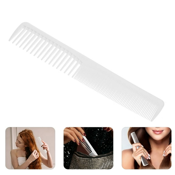 UPOUART Professional Haircut Comb in White, Barber Comb Crafted from Unbreakable ABS Material