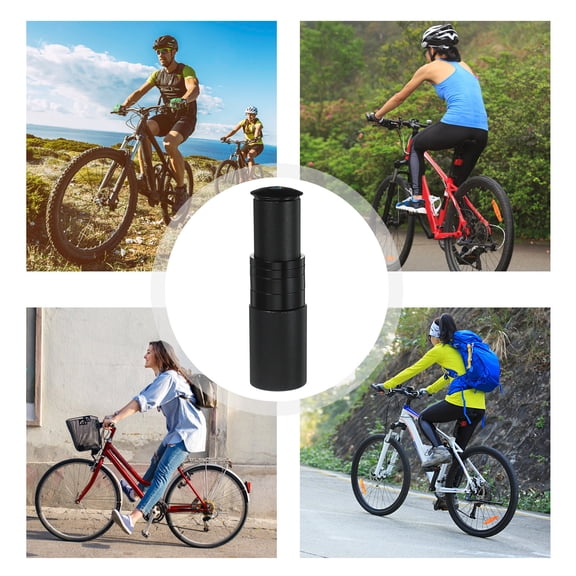 UPOUART Handlebar Riser Black Anodized Finish for Easier Climbing and Height Adjustment