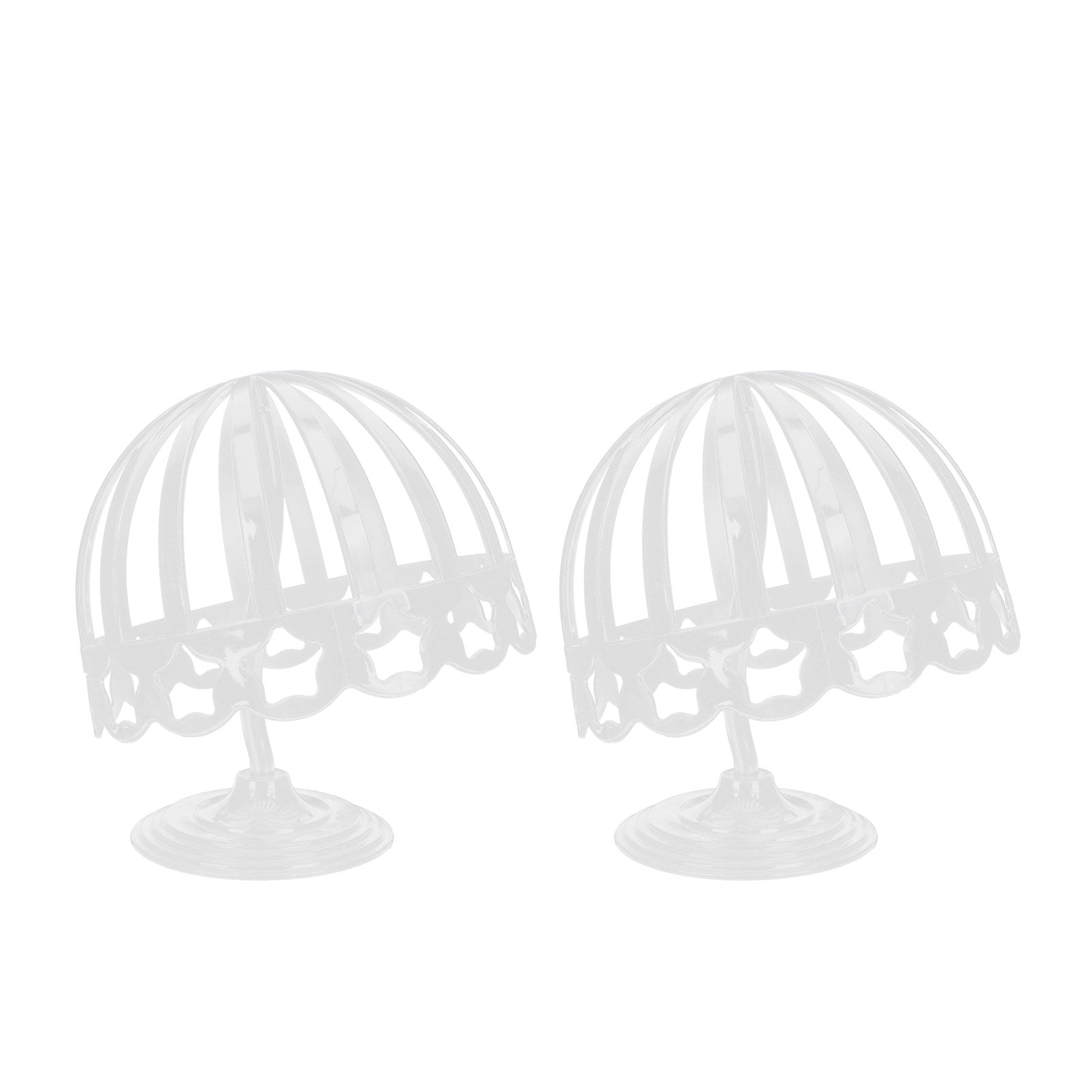 UPOUART 2Pcs Plastic Hat Rack White Cap Display Holder for Store ...