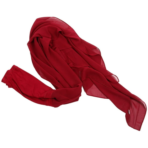 UPOUART Dark Red Arab Hijab Scarf Soft Comfortable Lightweight Modest Covering for Women