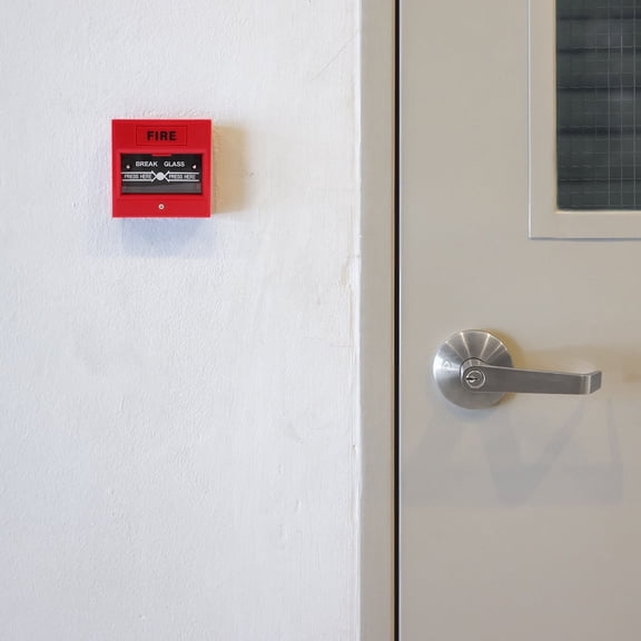 UPOUART Red Glass Break Alarm Button for Home Security Emergency Door Release Fire Exit Access Control