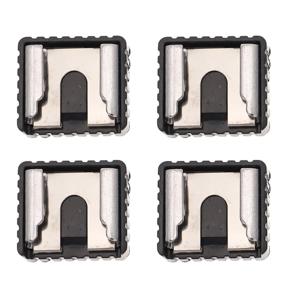 UPOUART Hot Shoe Mount Adapter for Cameras Durable ABS and Iron Suitable for Monitors and Accessories Black 4pcs