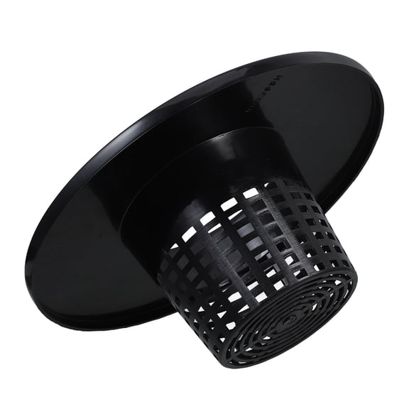 UPOUART Black Round Hydroponic Net Pots Basket for Plant Growth, 1 Piece for Indoor Garden and Hydroponics