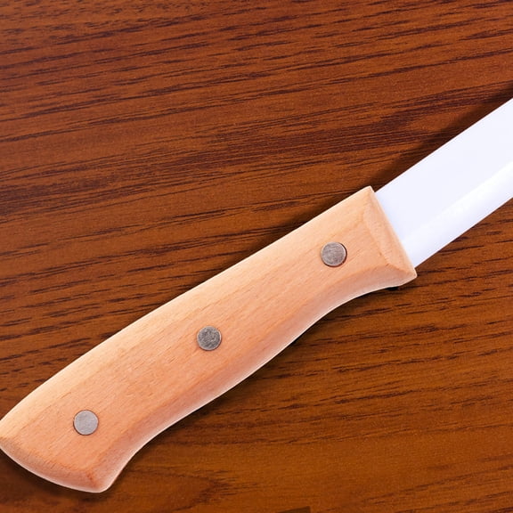 UPOUART Impact Resistance 1 Set Beige Wood Replacement Handle for Kitchen Cutters