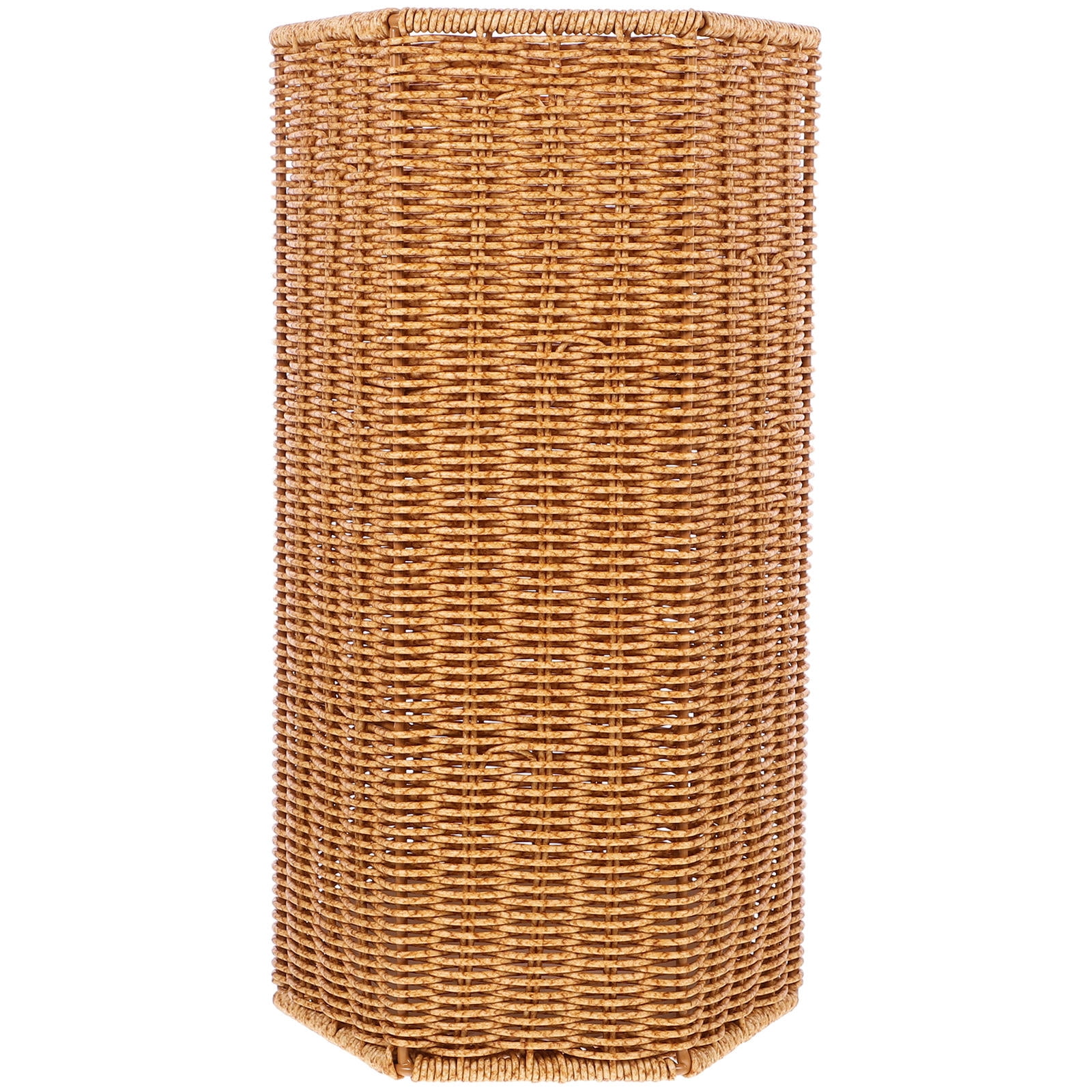 UPOUART Brown Indoor Umbrella Stand Holder, PP Material, Compact 1-Piece Design for Home and Office Use