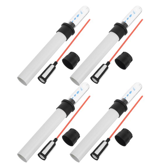 UPOUART Indoor Water Level Gauge 4Pcs With Easy To Clean White Plastic For Busy Individuals