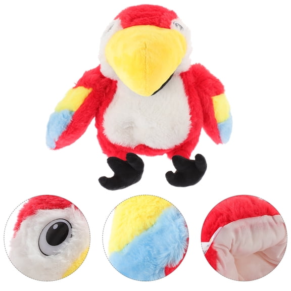 UPOUART Interactive Plush Bird Hand Puppet Toy for Home Use Assorted Color Durable and Washable 7.5 Inch